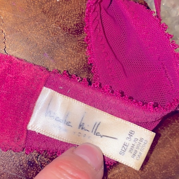 Nicole Miller fuchsia bra 34B - Picture 3 of 3